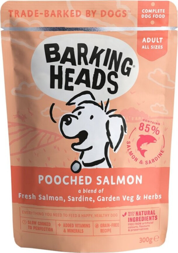 Barking Heads Pooched Salmon 300 g