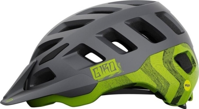 Mtb Helmet Radix Matte Metallic Black Ano Lime Size M (55-59 Cm) (New)