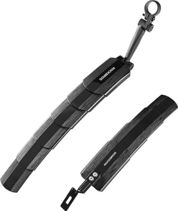 Uttrekkbar Sykkelskjerm Rockbros 28210002001 (Svart)