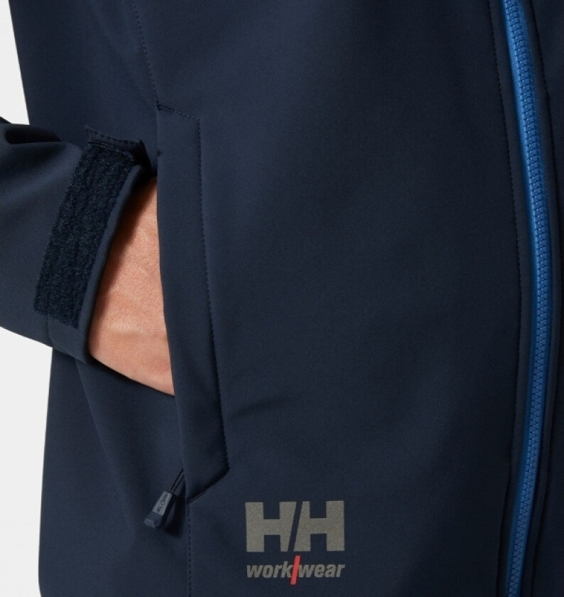 Jakke Helly Hansen Oxford Softshell, Lyseblå M