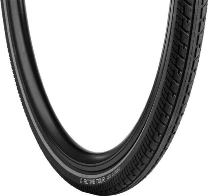 Trekking Dekk Active Tour 28X1,5/8X1,3/8 (37-622) Wire Anti-Punktering Innsats Refleks Svart