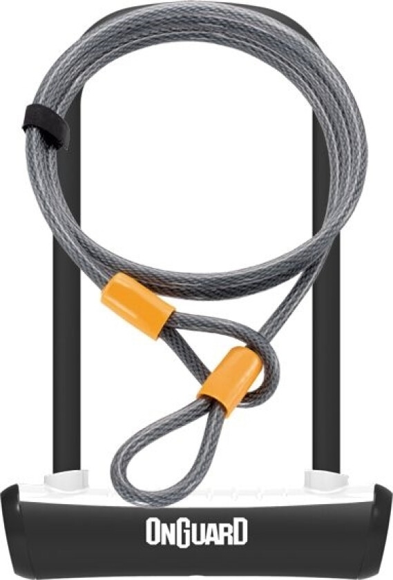 Onguard U-Lock Neon Sykkellås Hvit 10X1200 Mm (8154Wh)