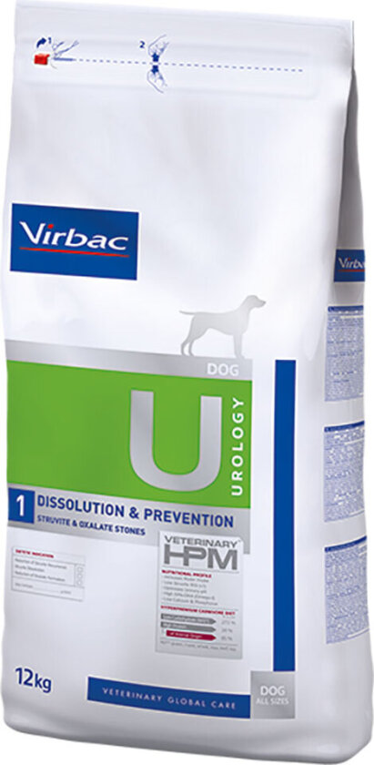 Bilde av Veterinary HPM Dog Urology Dissolution & Prevention U1 - Økonomipakke: 2 x 12 kg