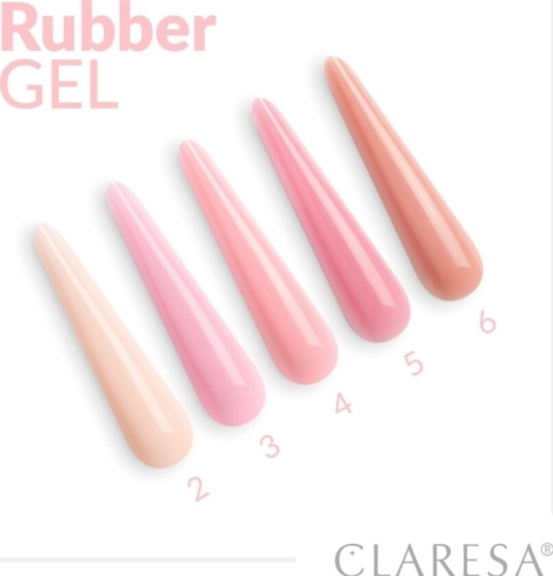 Rubber Gel Gel For Å Bygge Og Forlenge Negler 03 - 45 G