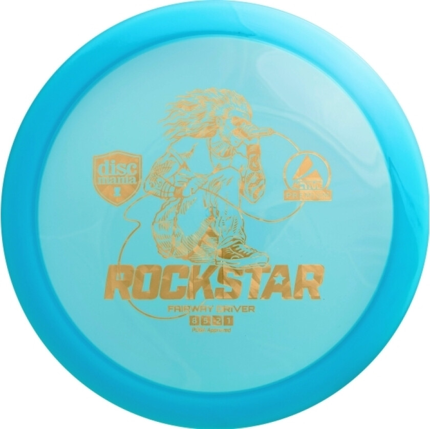 Discgolf Discmania Fairway Driver Rockstar Active Premium Blue 8/5/-2/1