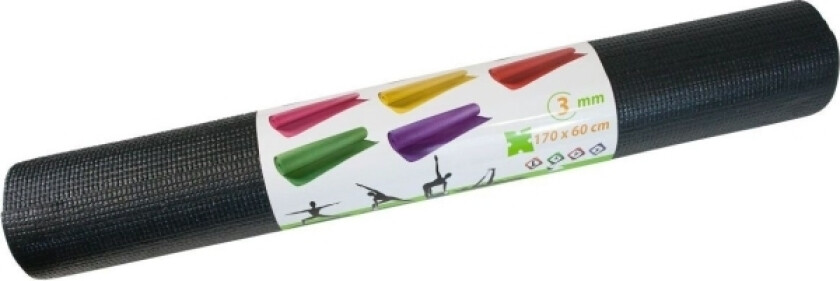 Yogamatte Eb Fit Sklisikker 170X60x3mm Svart 587900