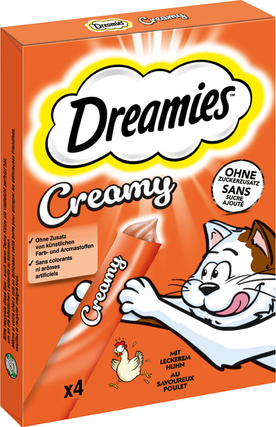 Creamy Snacks - Kylling (4 x 10 g)