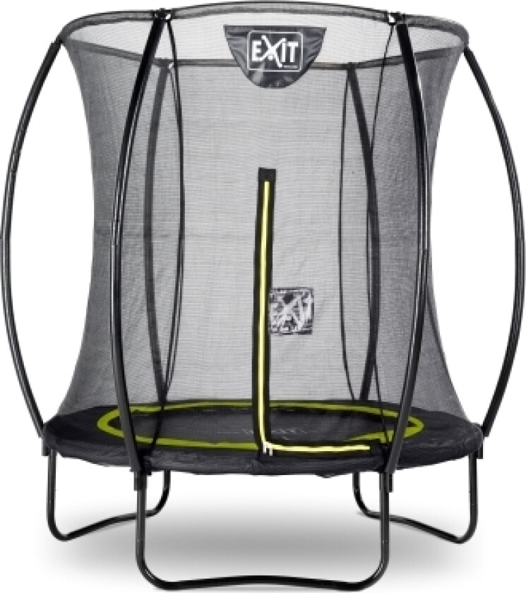 Exit Silhouette Trampoline Ø183cm - Black, Trampoline Over Bakken, Rund, 50 Kg, 3 År, Safety Net, Montering Nødvendig