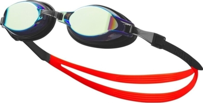 Svømmebriller Nike Os Chrome Mirrored Svart-Rød Nessd125-710