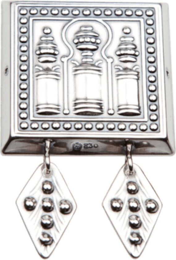 Beltestøl Nordmøre stor med øsken i 830 oksidert sølv