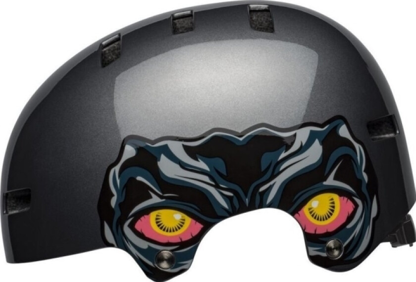 Bmx Helmet Local Gunmetal Nightwalker Size S (5155 Cm) (New)