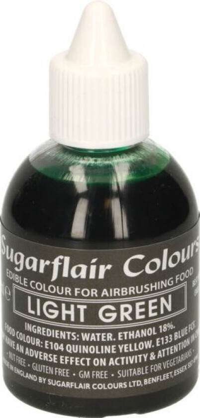 Airbrushfarge -Lys grønn- 60ml