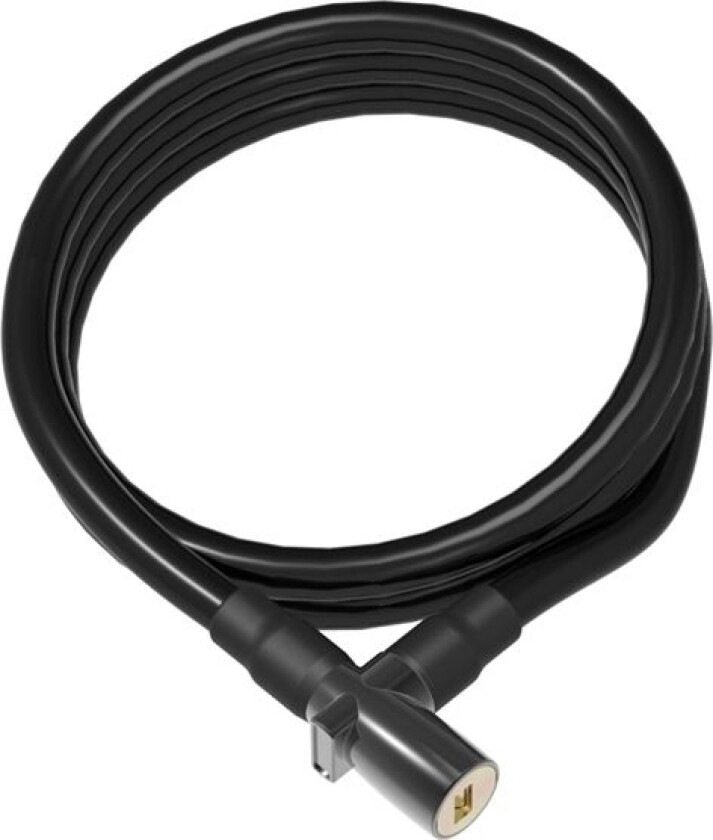 Onguard Sykkellås Med Nøkkel 8192Bl 8Mm 150Cm Sort