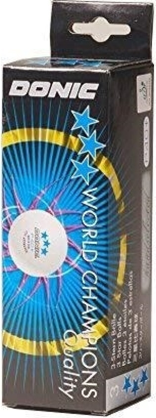 Bilde av Table Tennis Ball Donic P40+ 3Star 3Pcs