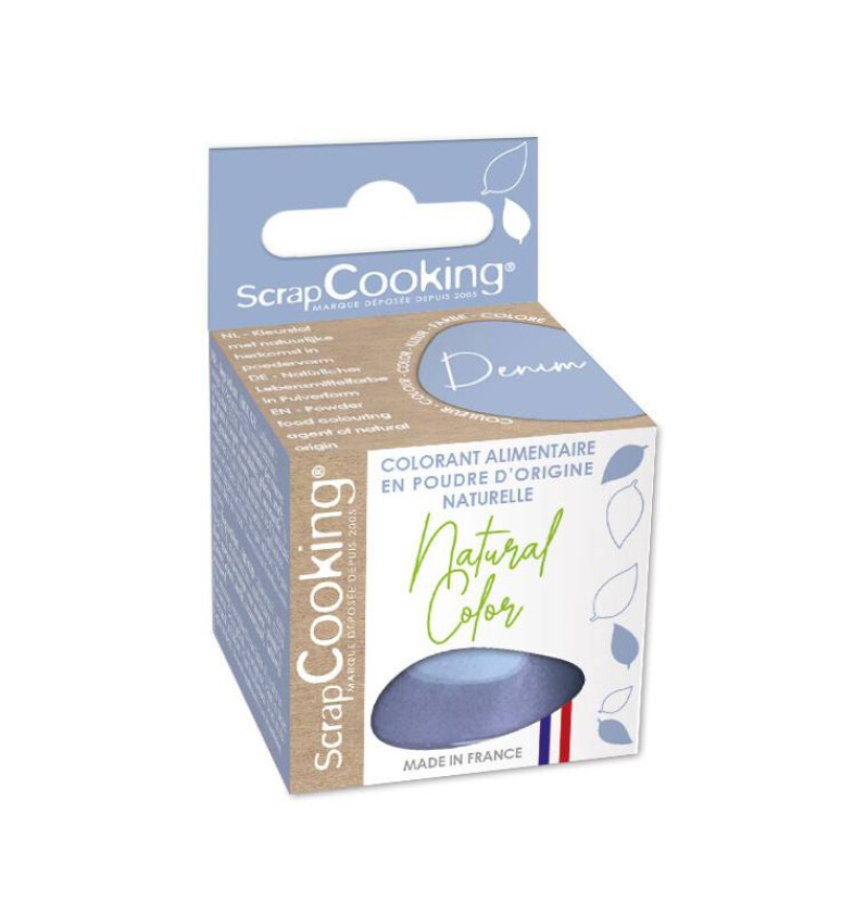 Naturlig Pulverfarge Denim 10g