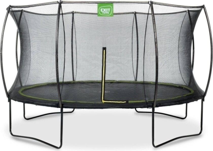 Exit Silhouette Trampoline Ø366cm - Black, Trampoline Over Bakken, Rund, 120 Kg, 3 År, Safety Net, Sort