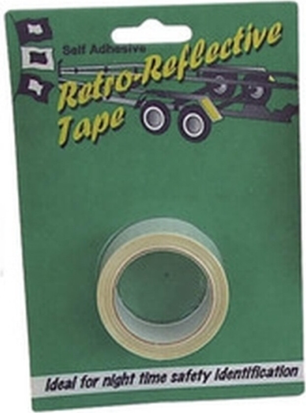 Psp Retro Reflekstape 25Mmx2,5M Hvit 2Ru