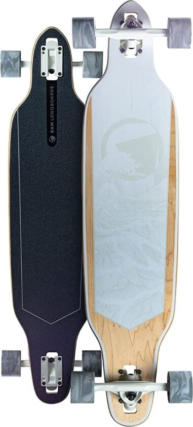 Ram Longboard Solitary Blanc De Blanc (Hvit/Grå)