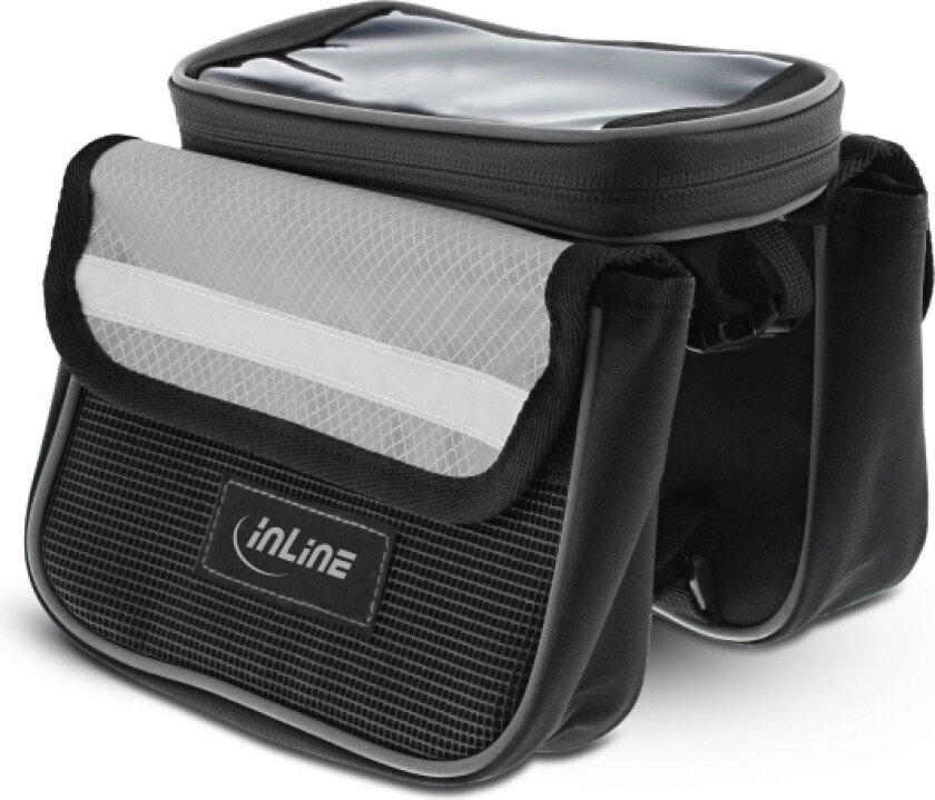 55669, Sykkelveske, Nylon, Sort, 160 Mm, 40 Mm, 111 Mm