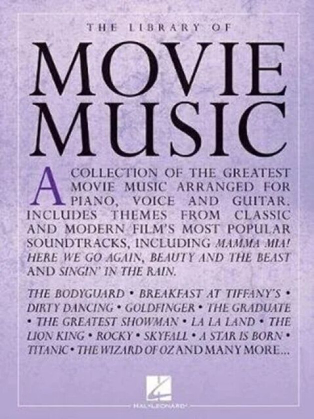 The Library of Movie Music av Hal Leonard Publishing Corporation