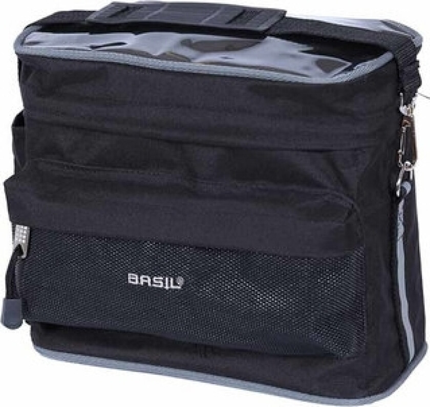 Basil Mali, Sykkelveske, Polyester, Svart, 8 L, 2,5 Kg, 260 Mm