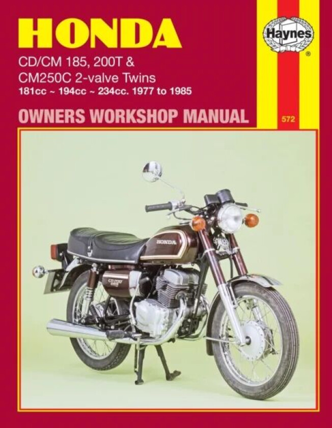 Honda CD/CM185 200T & CM250C 2-Valve Twins (77 - 85) av Haynes Publishing