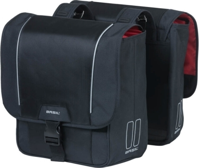 Basil Sport Design, Bakre, Sykkelveske, Polyester, Sort, 32 L, 10 Kg