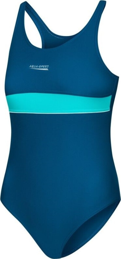 Aqua-Speed Girls' Badedrakt Emily Nautical Aqua Speed Størrelse 134