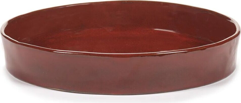 La Mère dyp tallerken L Ø25 cm Venetian red