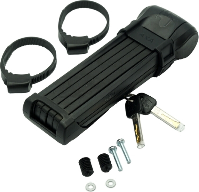 Fold Pro100 Foldable Lock Gobybike, Black, The Fold Pro Is 100 Cm Long And Has Flexible Joints, So You Can Easily Attach Your Bike To A Pole