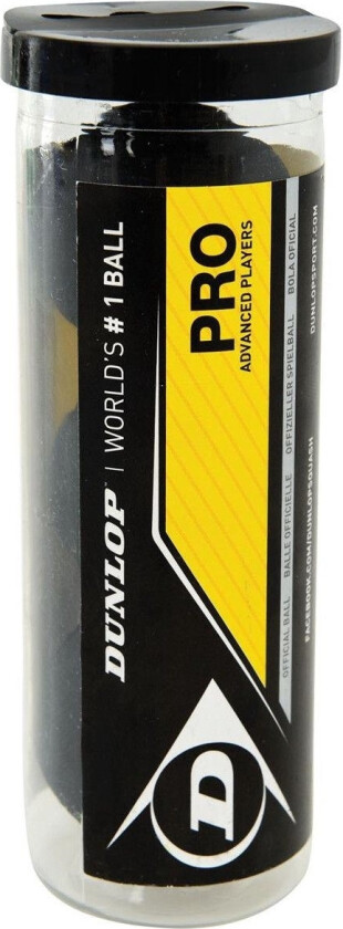Squash Ball  Pro Wsf/Psa Official, 3-Tube