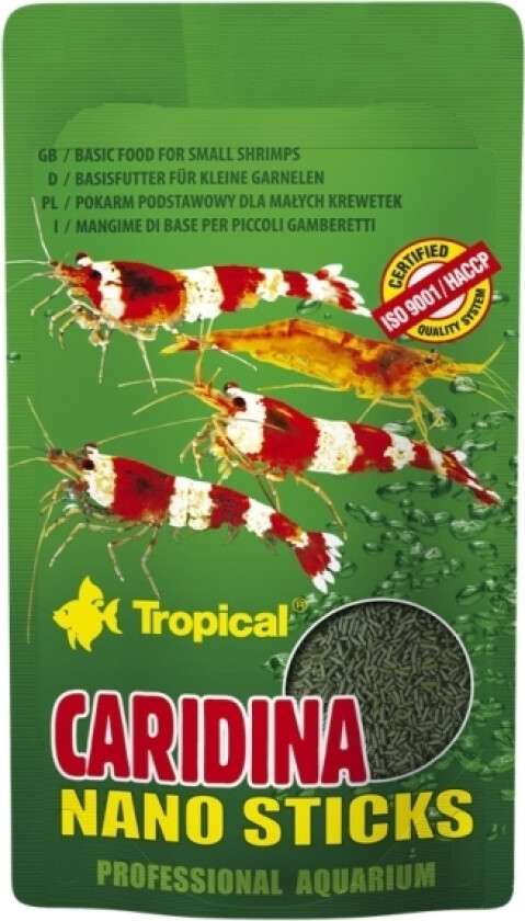 Caridina Nano Sticks Mikropinner For Dvergreker 10G