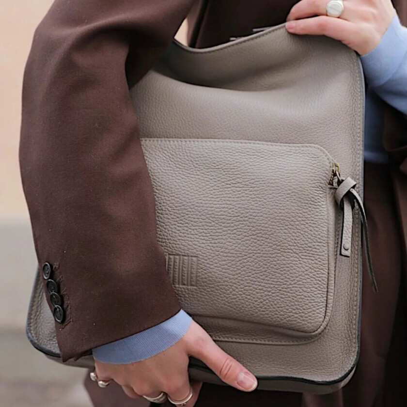 Moo Buzzy Pro Veske - Elefantgrå