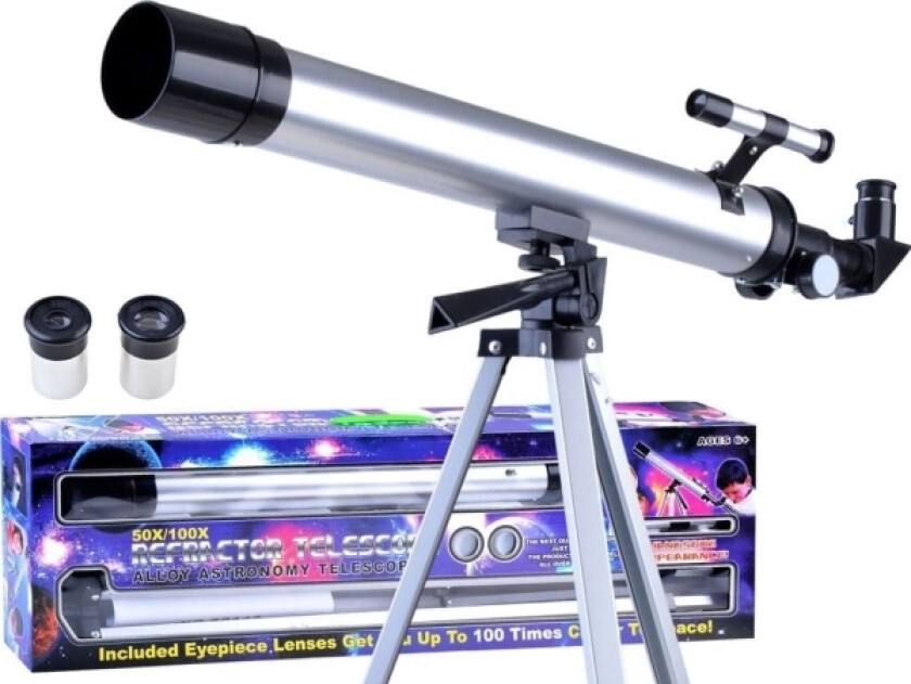 Luneta Telescope On A Tripod Zoom 60X 100X Es0023