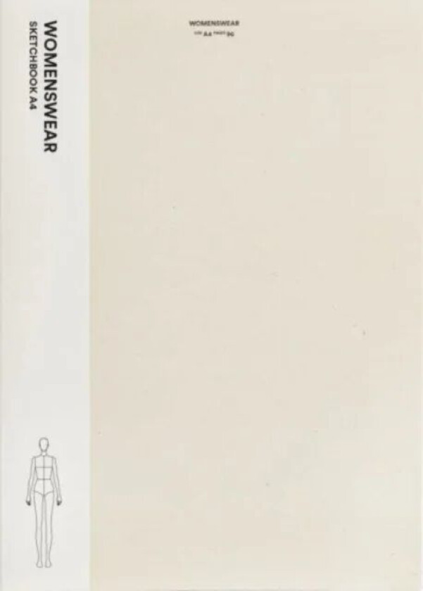 Fashionary Womenswear Sketchbook A4 av Fashionary