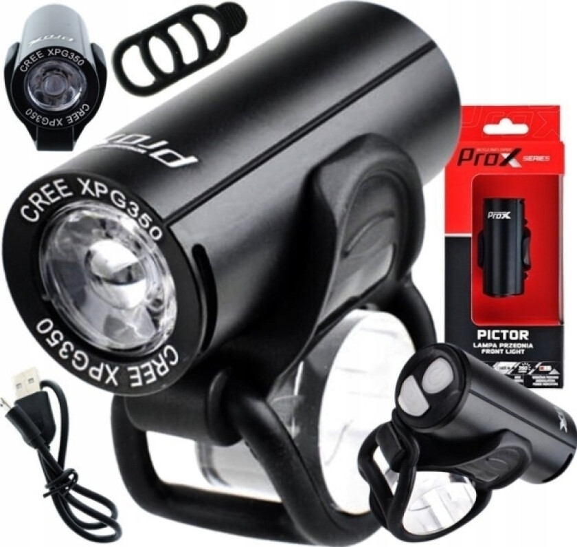 Prox Hodelykt Prox Pictor Cree 350Lm Usb