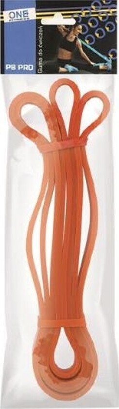One Fitness Powerband Pb-Pro Medium Motstand Oransje 1 Stk.