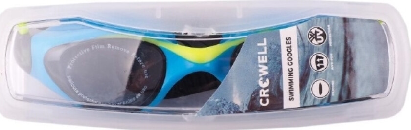 Crowell Svømmebriller For Barn Crowell Splash Blå-Sort