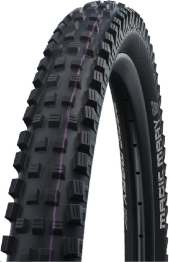 Magic Mary Hs 447, 27.5", Mtb, Tubeless Ready, Folding Bead, Fjell, Off-Road, Sort, Fiolett
