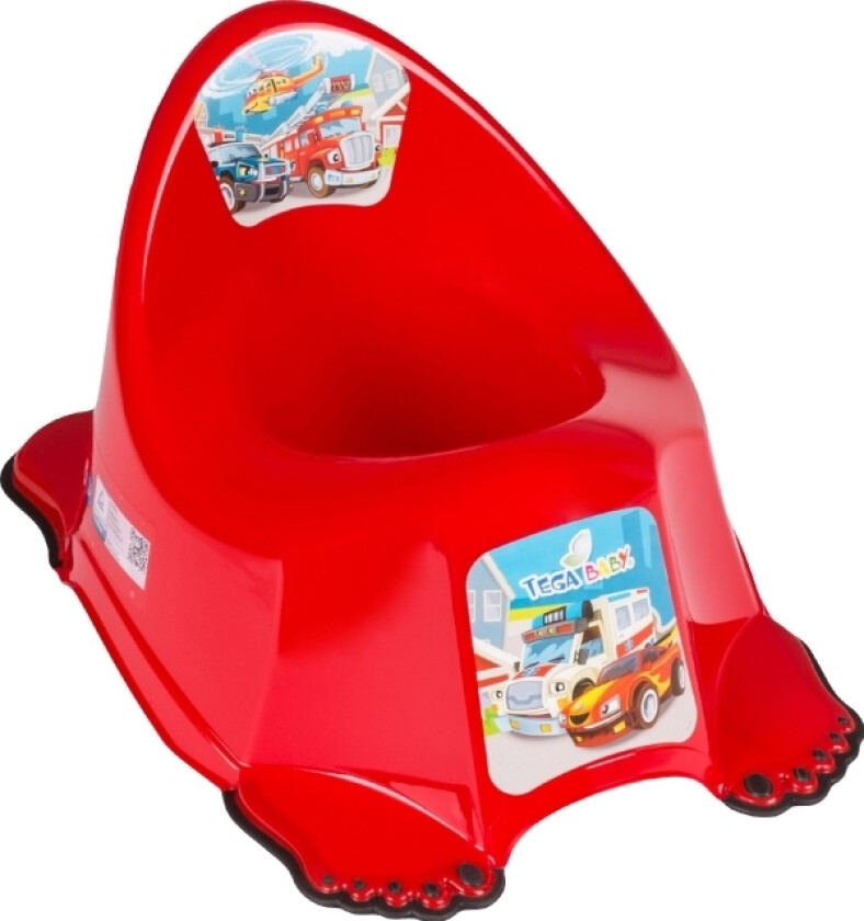 Anti-Slip Cars Potte - Rød (Cs-001-121)