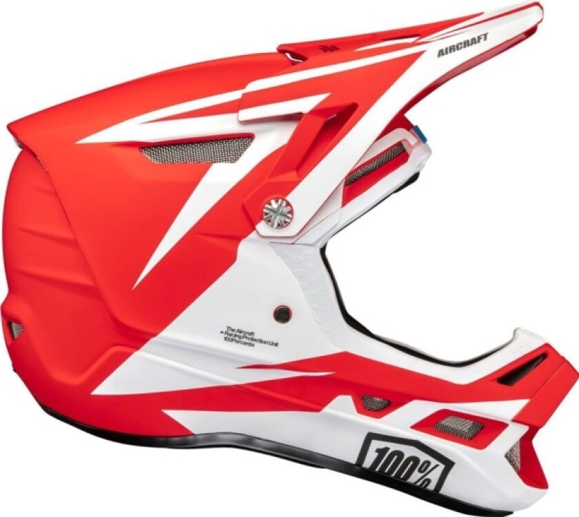 Kask Full Face Aircraft Composite Rapidbomb Czerwony R. S (55-56 Cm)