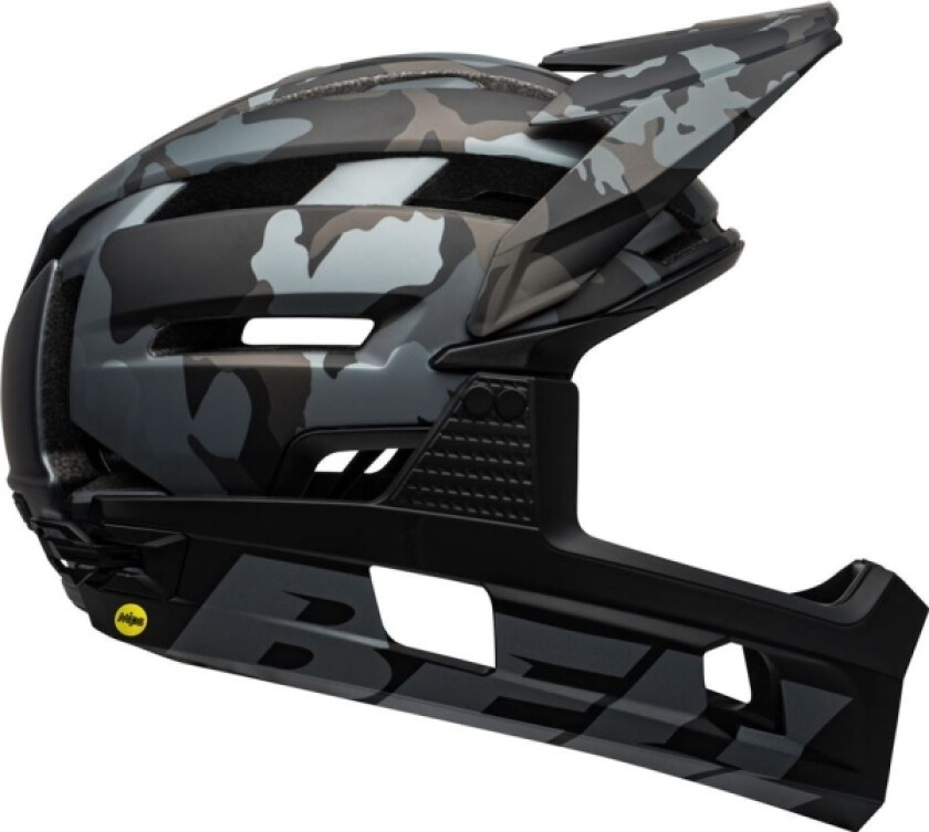 Full Face Helmet Super Air R Mips Spherical Matte Gloss Black Camo Size S (52-56 Cm) (New)