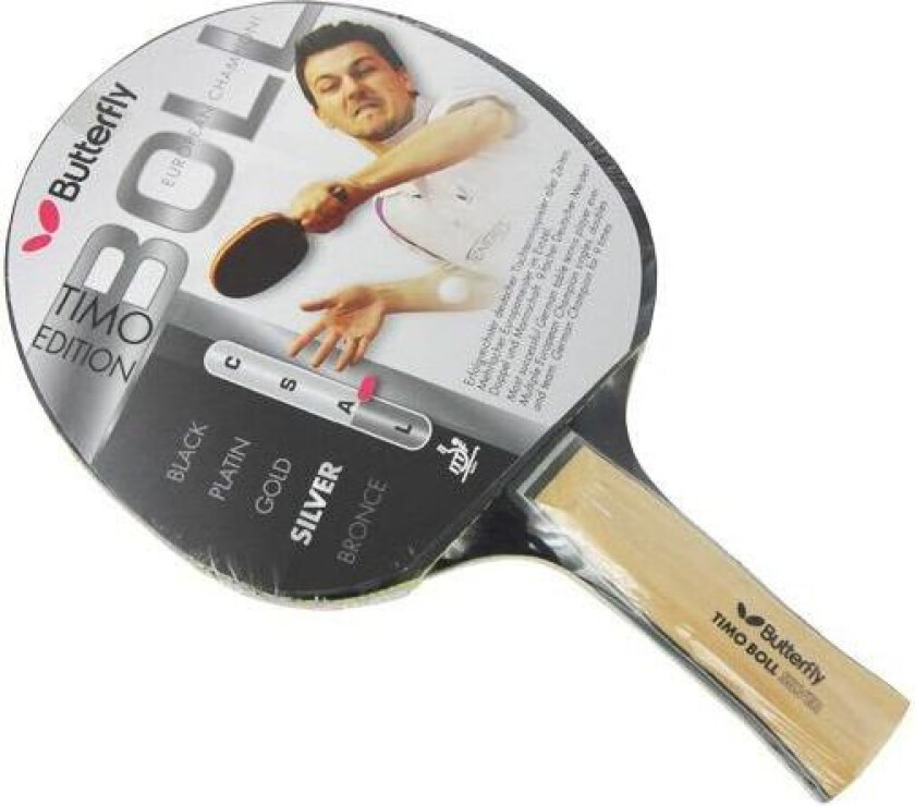 Timo Boll Silver Butterfly Bordtennisracket