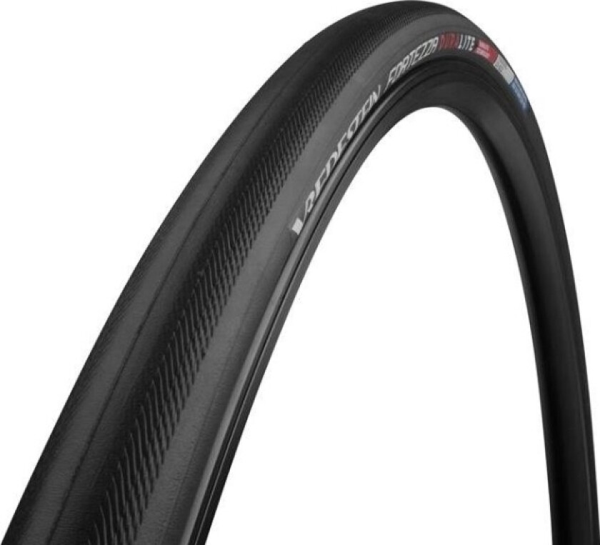 Fortezza Duralite Landeveisdekk 700X25 (25-622) Rullet Anti-Punkteringsinnsats Tpi150 195G Svart (Ny)