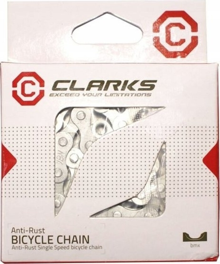 Bilde av C410ar Sykkelkjede, 1-Trinns Single Speed, 112 Ledd, 1/2"X1/8", Link, Anti-Korrosjon, Sølv