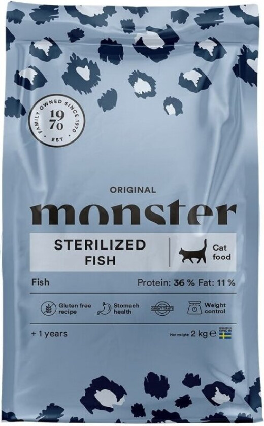 Monster Cat Original Sterilized Fish (2 kg)