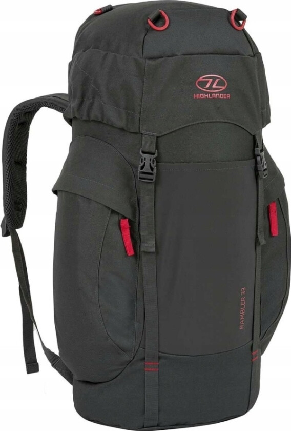 Ryggsekk Highlander, Mørkegrå, 33 L