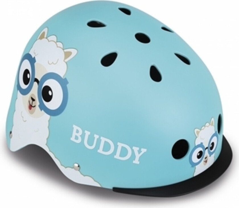 Globber Barnehjelm Elite Lights Buddy, Lyseblå, Størrelse: Xs-S 48-53 Cm (507-305)