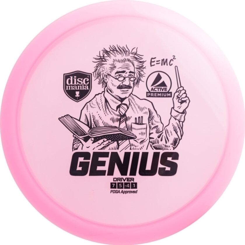 Discgolf Discmania Fairway Driver Genius Active Premium Pink 7/5/-4/1