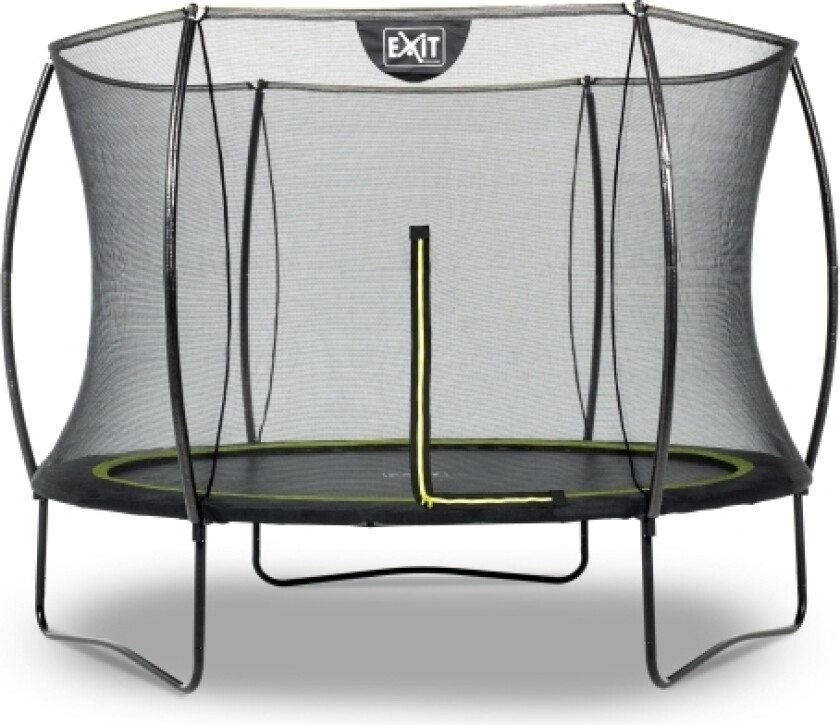 Bilde av Exit Silhouette Trampoline Ø244cm - Black, Trampoline Over Bakken, Rund, 50 Kg, 3 År, Safety Net, Sort